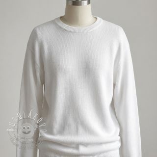 Svetrovina BABY KNIT white