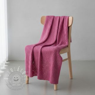 Pletenina jacquard Diamond pink