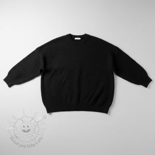 Pletenina jacquard Diamond black