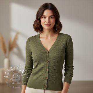 Pletenina jacquard Diamond army