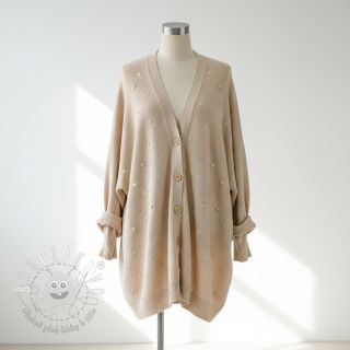 Svetrovina BIG KNIT DOT naturals