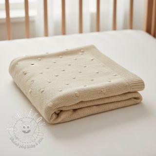 Svetrovina BIG KNIT DOT naturals