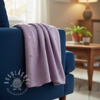 Svetrovina BIG KNIT DOT violet