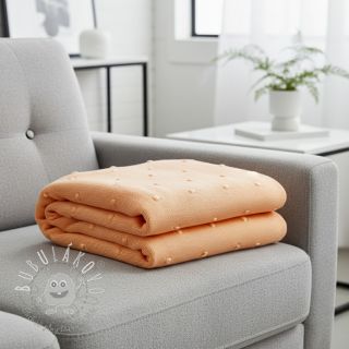 Svetrovina BIG KNIT DOT peach