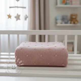 Svetrovina BIG KNIT DOT old pink