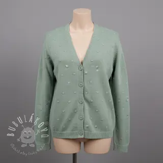Svetrovina BIG KNIT DOT old green