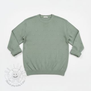 Svetrovina BIG KNIT DOT old green