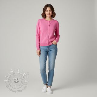 Svetrovina BIG KNIT DOT pink