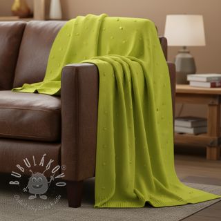 Svetrovina BIG KNIT DOT bright green