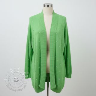 Svetrovina BIG KNIT DOT grass green