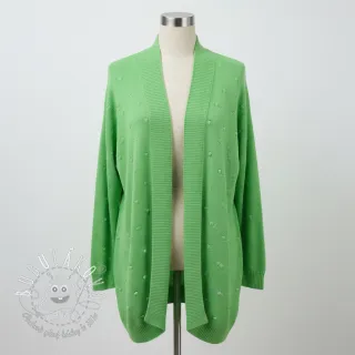 Svetrovina BIG KNIT DOT grass green