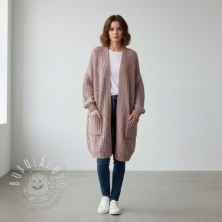 Svetrovina BIG KNIT old pink