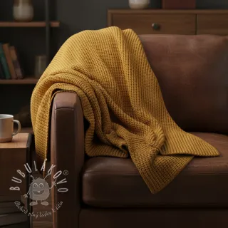 Svetrovina BIG KNIT mustard
