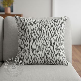 Pletenina jacquard Comfy Blurry Ikat grey