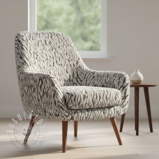 Pletenina jacquard Comfy Blurry Ikat grey