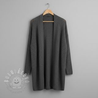 Svetrovina BIG KNIT dark grey