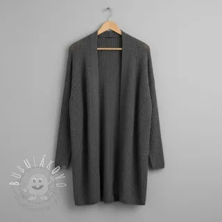 Svetrovina BIG KNIT dark grey