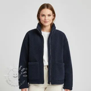 Kabátovina TEDDY navy