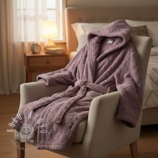 Kabátovina TEDDY Hearts in hearts mauve