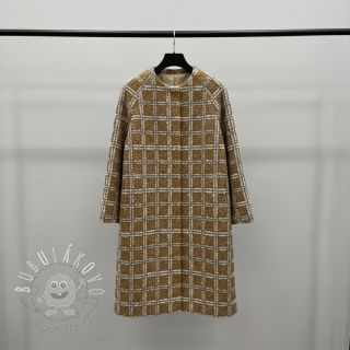 Kabátovina Bouclé Squares design A