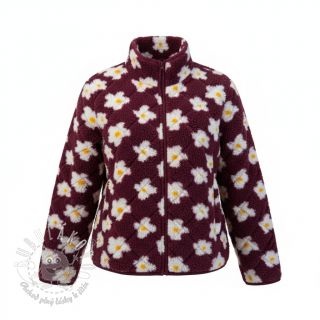 Kabátovina TEDDY Daisy brom beere