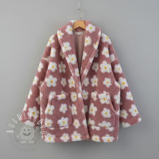 Kabátovina TEDDY Daisy old pink