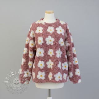 Kabátovina TEDDY Daisy old pink