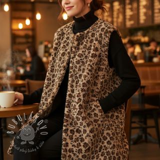 Kabátovina TEDDY Panthera light sand