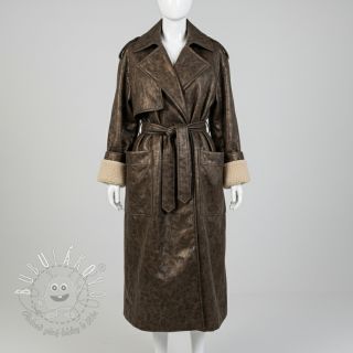 Kabátovina Panther Glammy Teddy Lammy brown