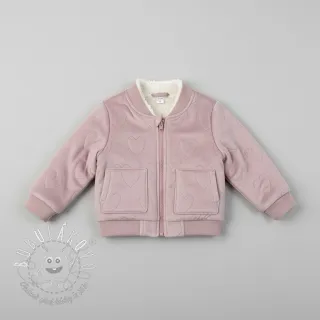 Kojenecký plyš TEDDY Hearts old pink