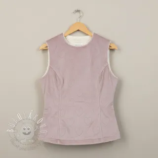 Kojenecký plyš TEDDY Hearts old pink