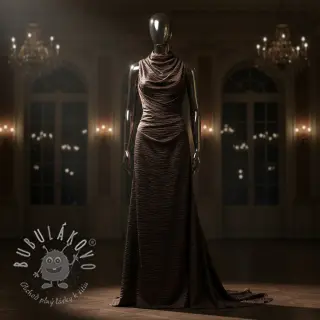 Satén DION dark brown