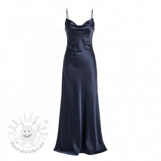 Satén SOIVÉ navy