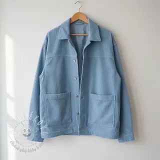 Menčester 6W WASHED STRETCH light blue