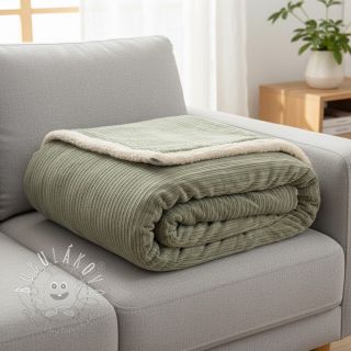 Menčester Cofur fleece camo green