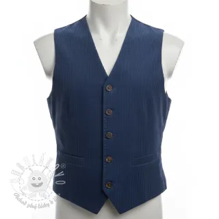 Menčester 6W WASHED STRETCH marine
