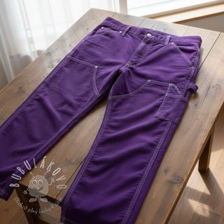 Menčester 6W WASHED STRETCH purple