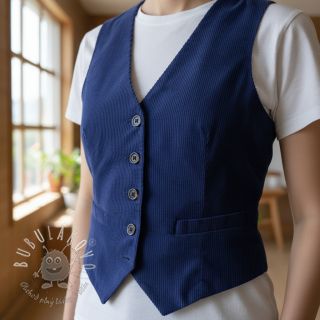 Menčester 6W WASHED STRETCH cobalt