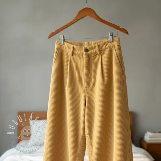 Menčester 6W WASHED STRETCH light yellow