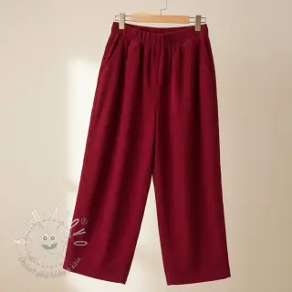 Menčester 6W WASHED STRETCH dark red