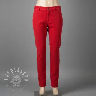 Menčester 6W WASHED STRETCH red
