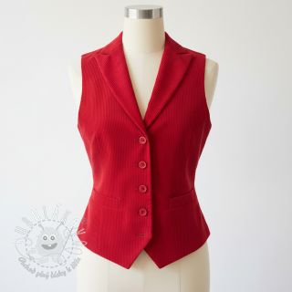 Menčester 6W WASHED STRETCH red