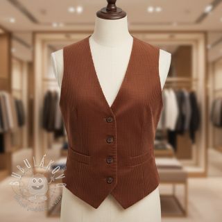 Menčester 6W WASHED STRETCH nutbrown