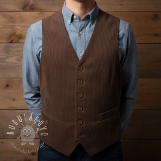 Menčester 6W WASHED STRETCH dark brown