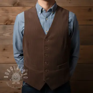 Menčester 6W WASHED STRETCH dark brown