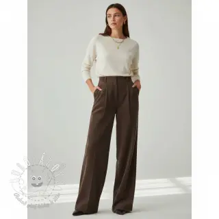 Menčester 6W WASHED STRETCH dark brown