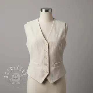 Menčester 6W WASHED STRETCH off white