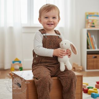 Menčester STRETCH Little foxes taupe