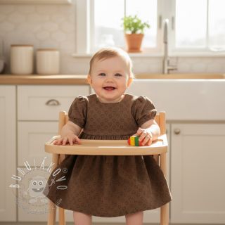 Menčester STRETCH Little love taupe