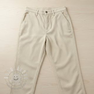 Menčester STRIPE ecru